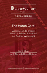 The Huron Carol SATB choral sheet music cover